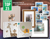 Nézd meg a TOP 25 Képkeret és a TOP 25 Fotóalbum válogatásunkat!